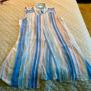 Vince Camuto shirt dress can use to cover up